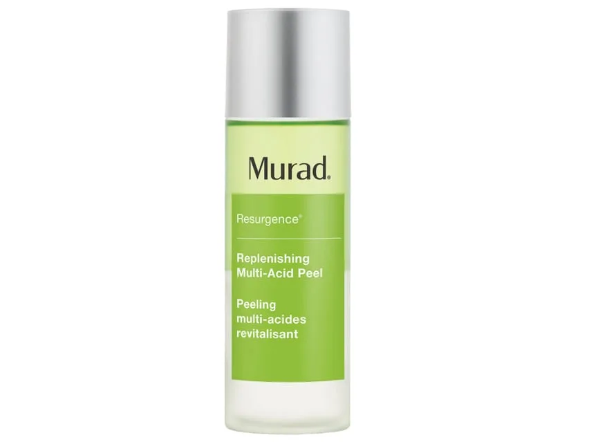 Murad Replenishing Multi-Acid Peel in glass bottle with bi-phase formula visible