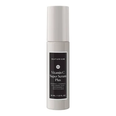 Naturium Vitamin C Super Serum Plus frosted glass bottle with dropper