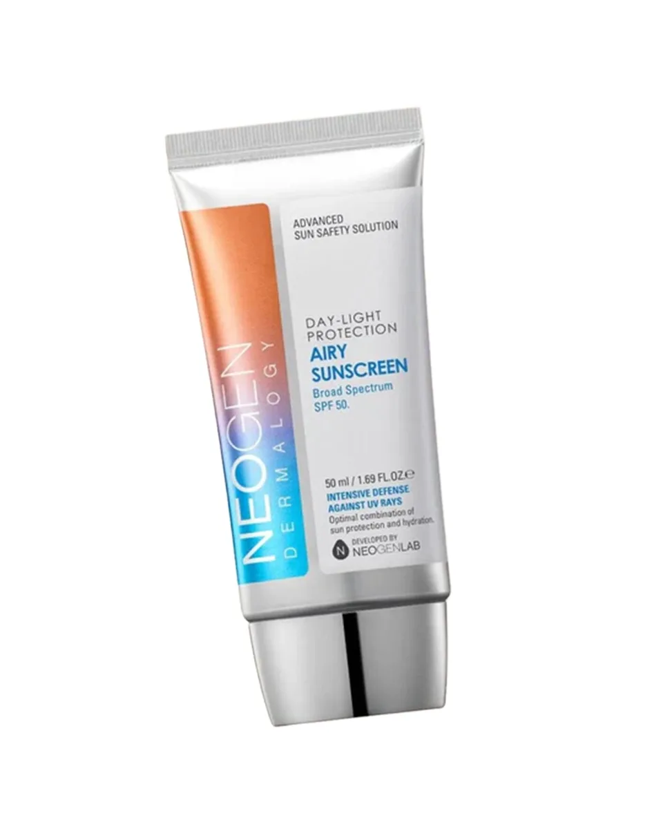 Neogen Day-Light Protection Airy Sunscreen SPF 50 in a 50ml white tube