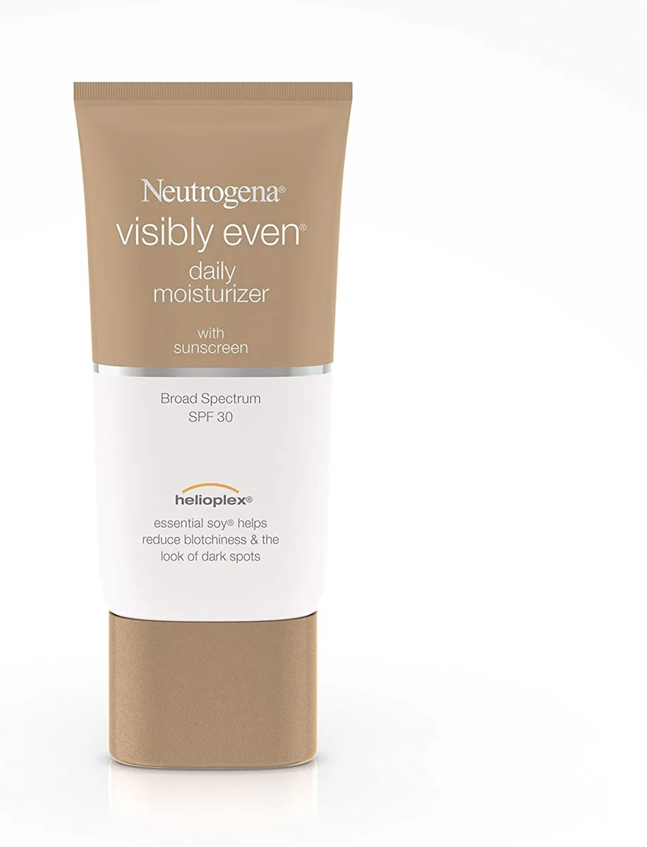 Neutrogena Visibly Even Daily Moisturizer SPF 30 in white squeeze tube