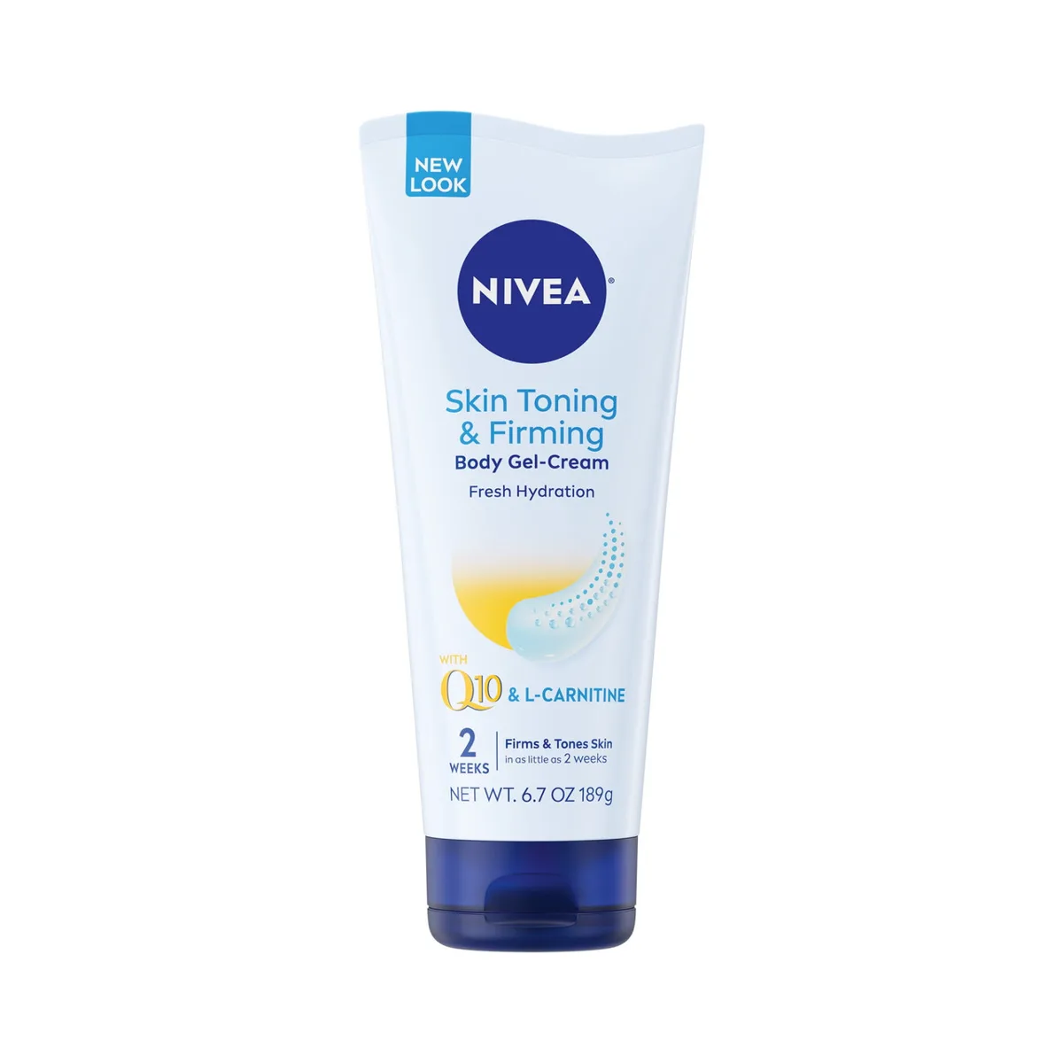 Nivea Skin Firming & Toning Body Gel-Cream with Q10 6.7 oz blue and white squeeze tube