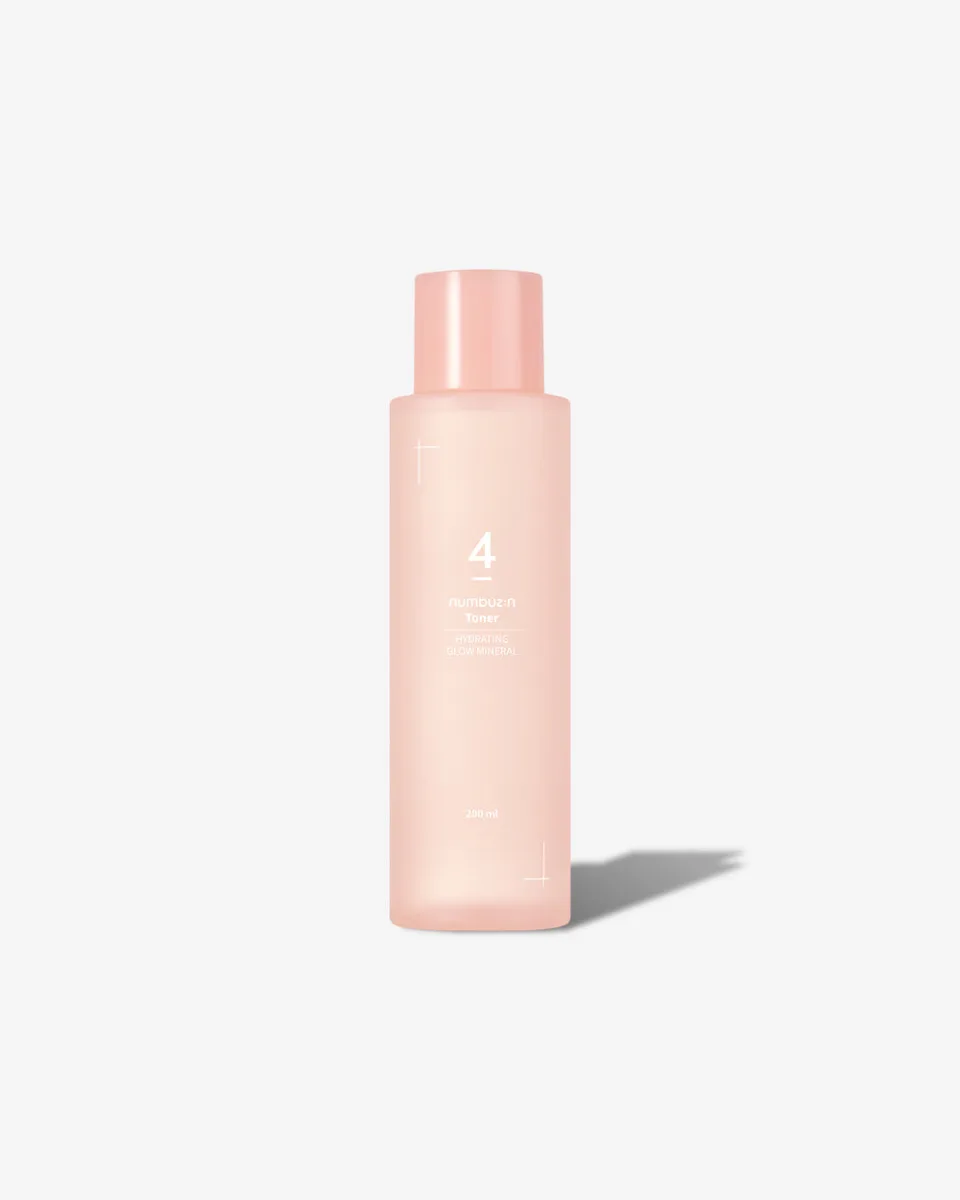 Numbuzin No. 4 Hydrating Glow Mineral Toner 200ml bottle