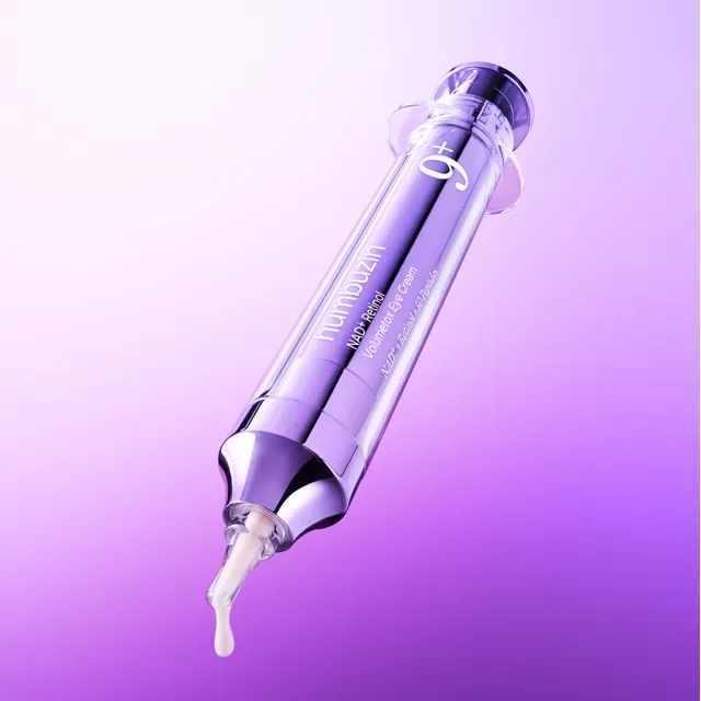 Numbuzin No. 9 NAD+ Retinol Volumetox Eye Cream in a small white tube