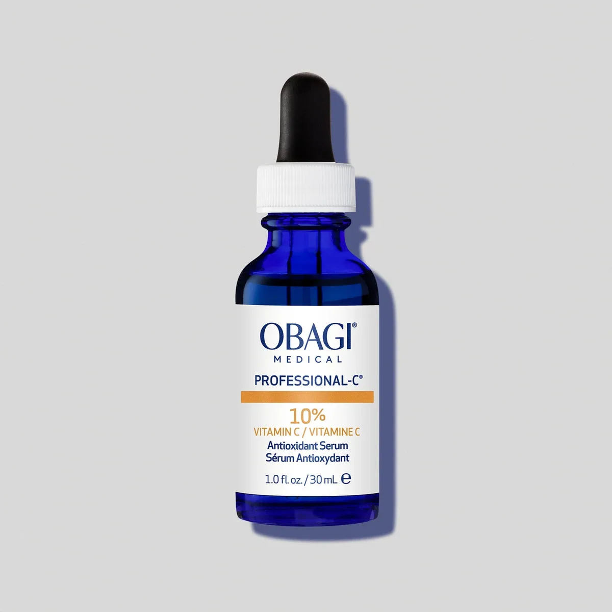 Obagi Professional-C Serum 10% dark amber glass bottle with dropper