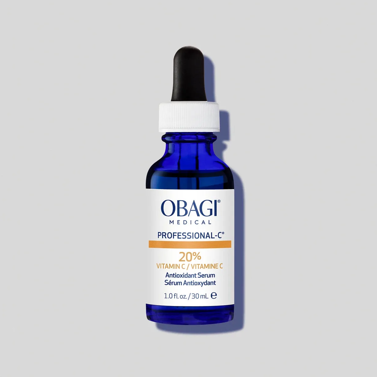 Obagi Professional-C Serum 20% dark amber glass bottle with dropper