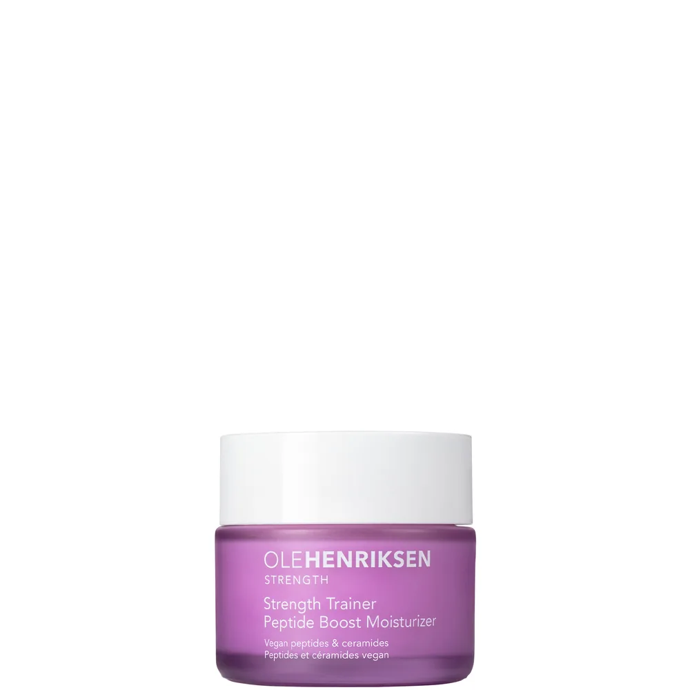 Ole Henriksen Strength Trainer Peptide Boost Moisturizer in yellow tube