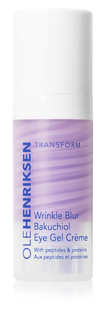 Ole Henriksen Wrinkle Blur Bakuchiol Eye Gel Cream dual-chamber pump bottle