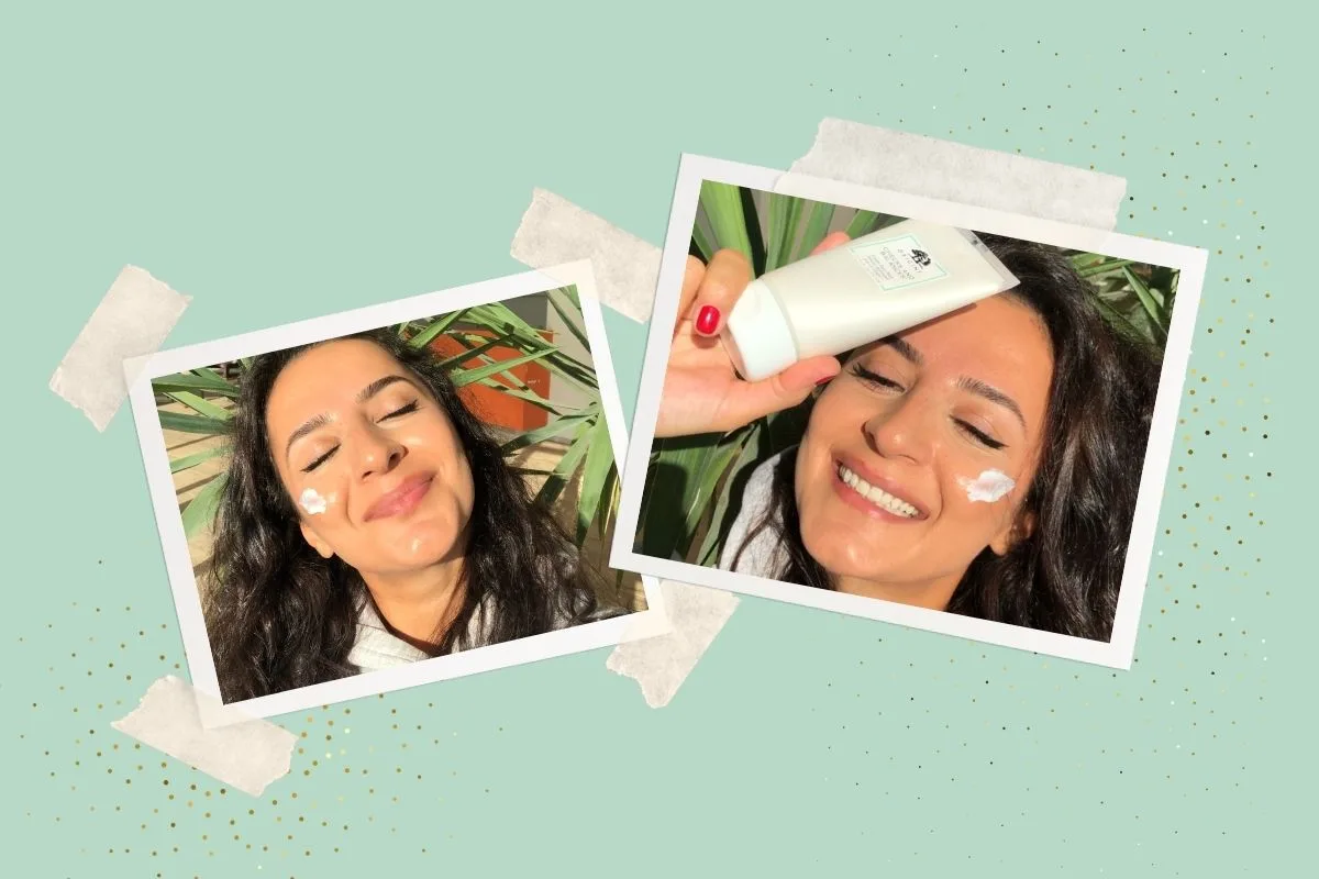 Origins Checks and Balances Frothy Face Wash white squeeze tube with green label