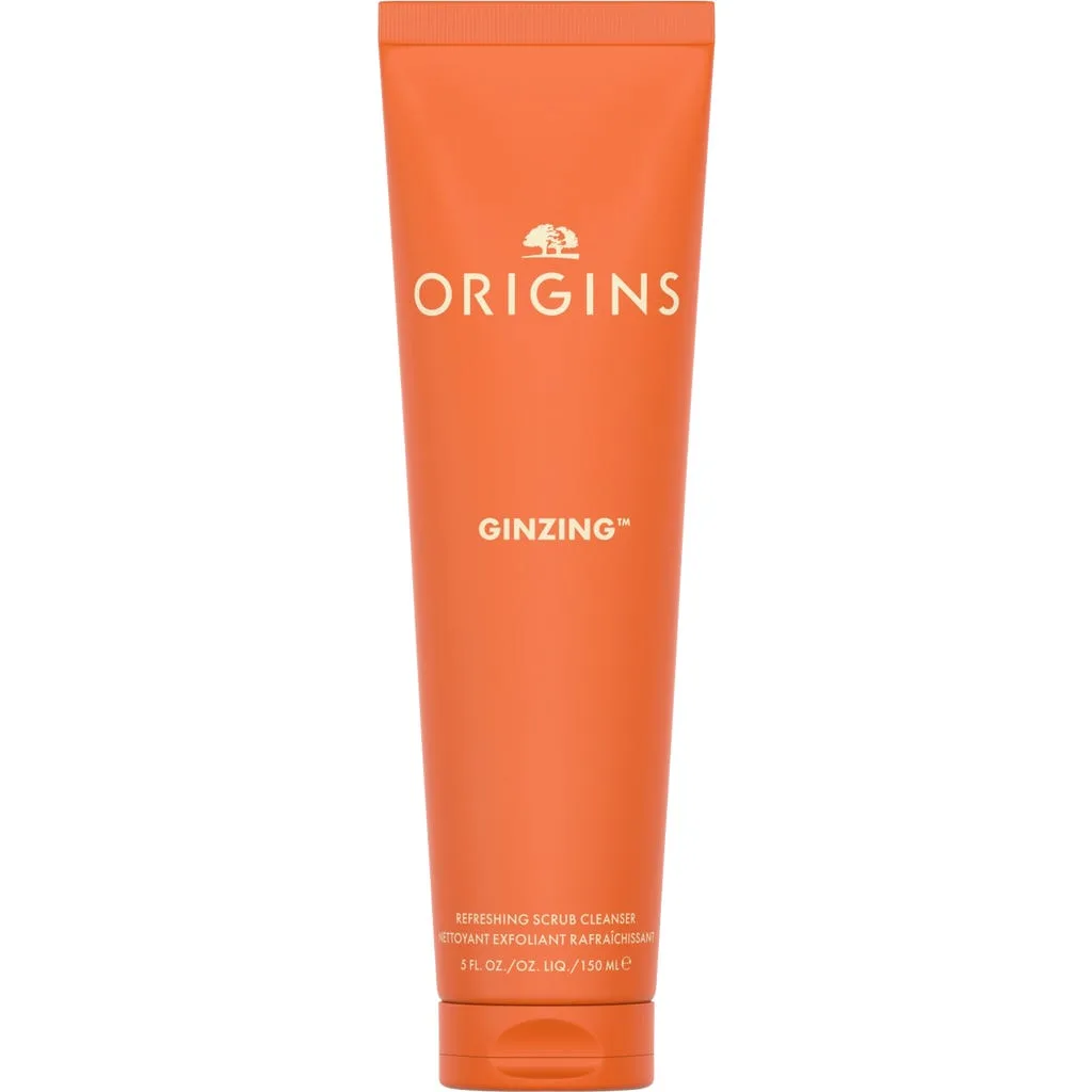Origins GinZing Refreshing Scrub Cleanser orange squeeze tube