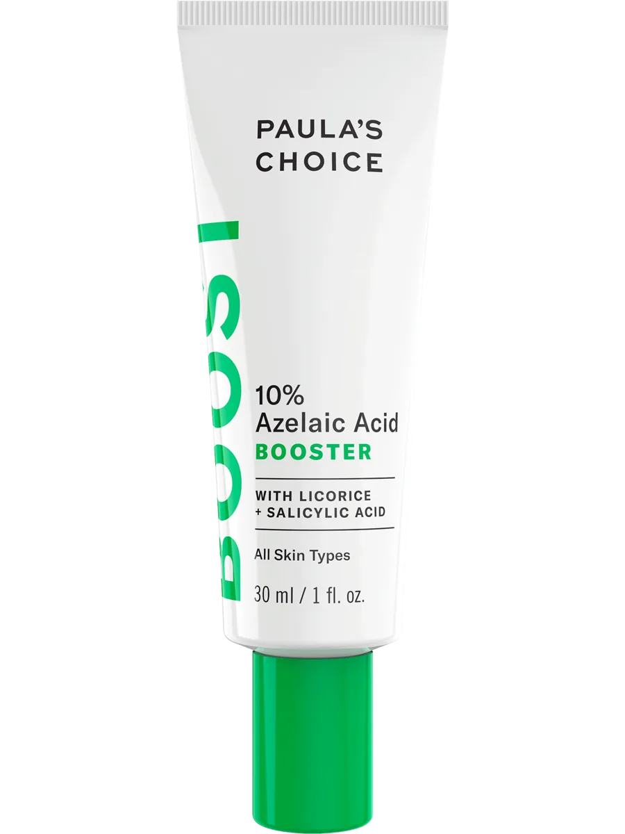 Paula's Choice 10% Azelaic Acid Booster in white squeeze tube with green cap