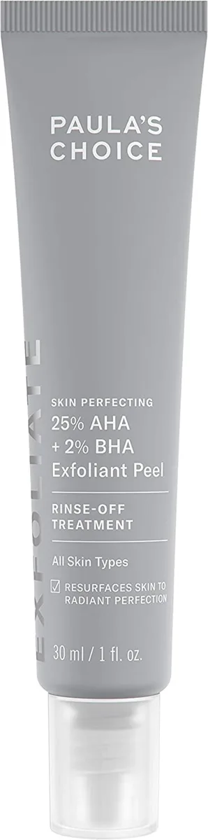Paula's Choice Skin Perfecting 25% AHA + 2% BHA Exfoliant Peel squeeze tube