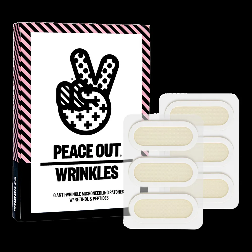 Peace Out Skincare Wrinkle Patches microneedling anti-wrinkle retinol treatment