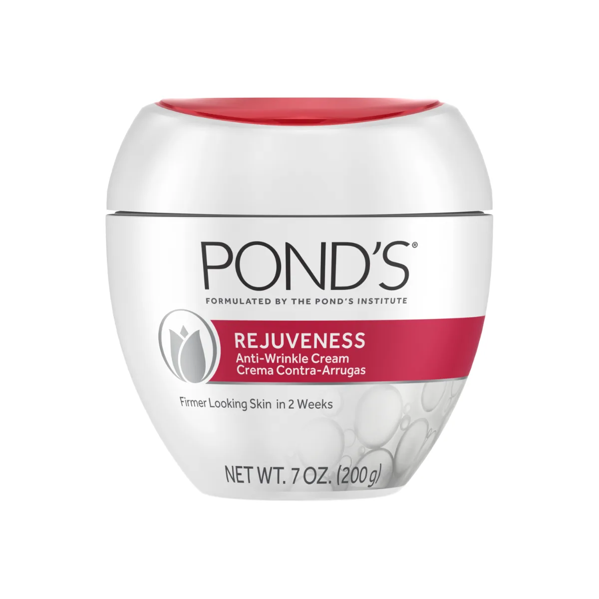 Pond's Rejuveness Anti-Wrinkle Cream in a green and white jar