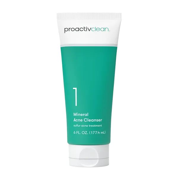 Proactiv Clean+ Acne Cleanser white squeeze bottle with green branding