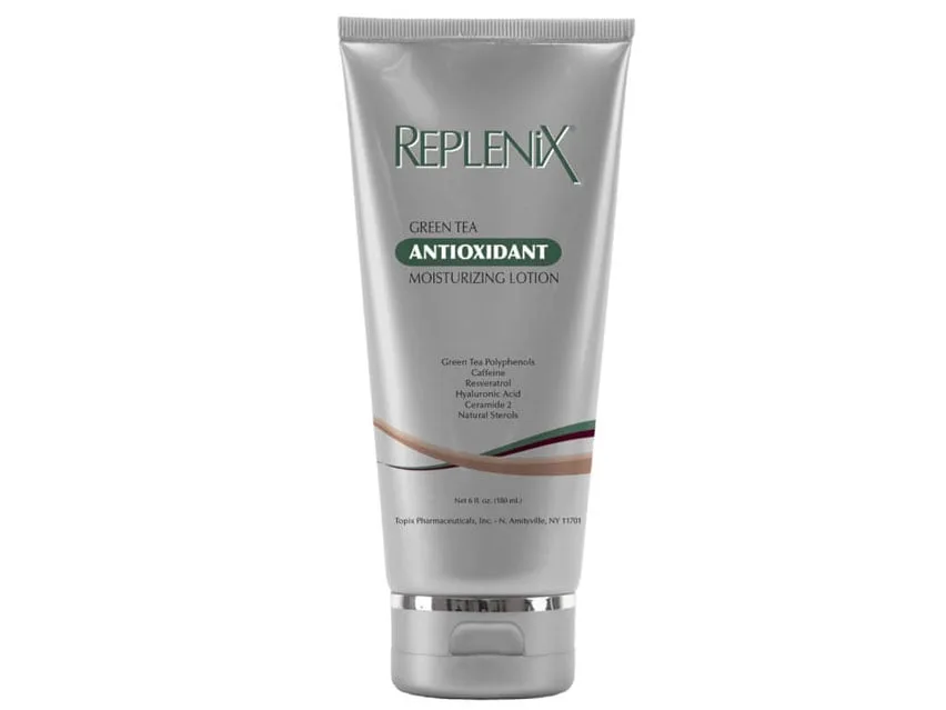 Replenix Green Tea Fortified Moisturizer bottle