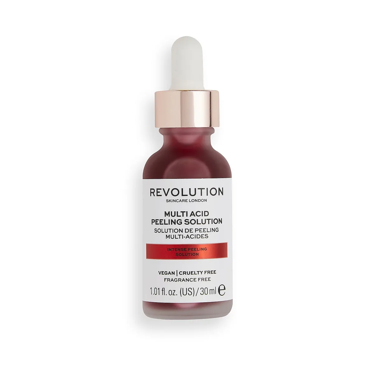 Revolution Skincare Multi Acid AHA + BHA Peeling Solution 30 ml dropper bottle