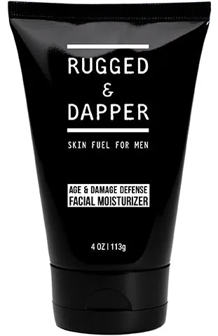 Rugged & Dapper Face Moisturizer for Men 4oz black jar