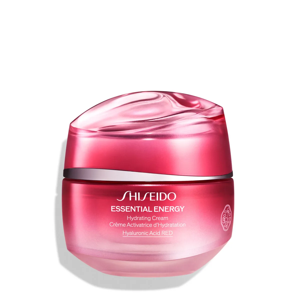 Shiseido Essential Energy Moisturizing Cream in refillable soft pink jar inspired by Japanese tea ceremony bowls