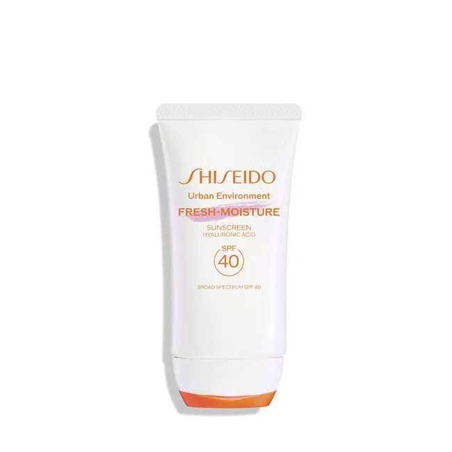Shiseido Urban Environment Fresh-Moisture Sunscreen SPF 42 white tube