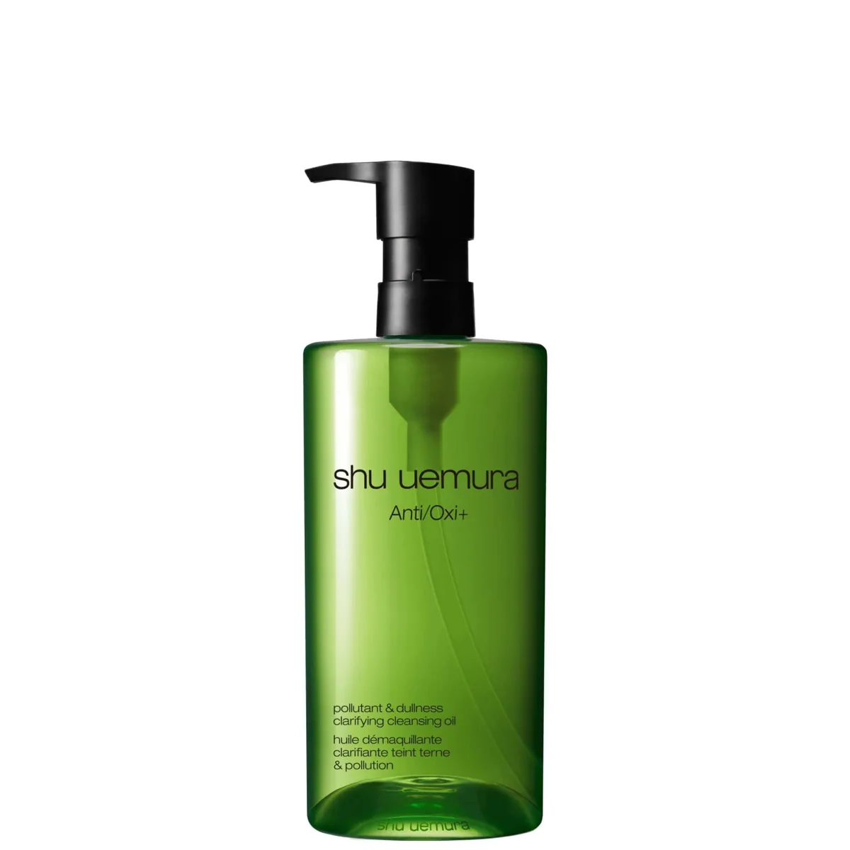 Shu Uemura Anti/Oxi+ Skin Refining Cleansing Oil glass bottle with pump