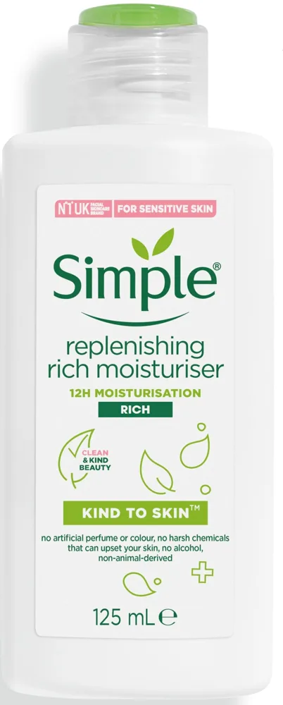 Simple Kind to Skin Replenishing Rich Moisturizer 125ml tube