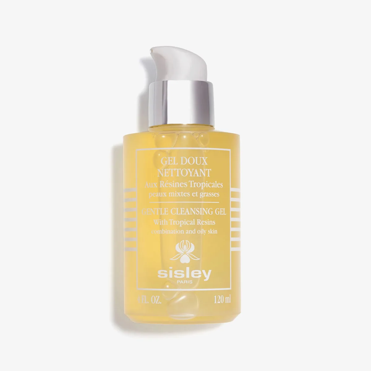 Sisley Gentle Cleansing Gel with Tropical Resins frosted bottle