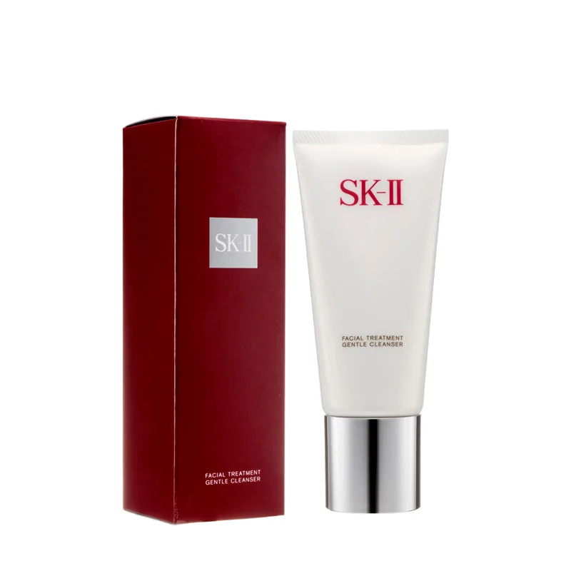 SK-II Facial Treatment Gentle Cleanser cream cleanser in white tube with red SK-II branding