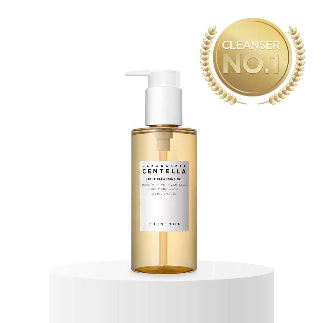 SKIN1004 Madagascar Centella Light Cleansing Oil 200ml bottle with pump dispenser
