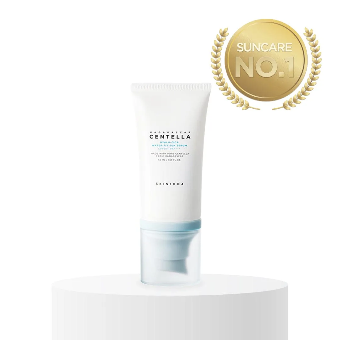 SKIN1004 Madagascar Centella Hyalu-Cica Water-Fit Sun Serum SPF 50+ PA++++ 50mL tube