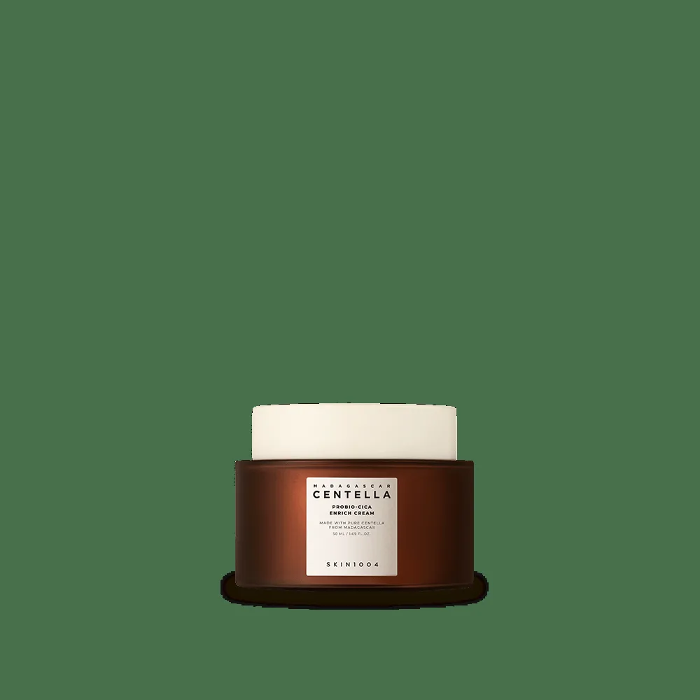 SKIN1004 Probio-Cica Enrich Cream 50ml jar — postbiotic ferment and centella barrier cream