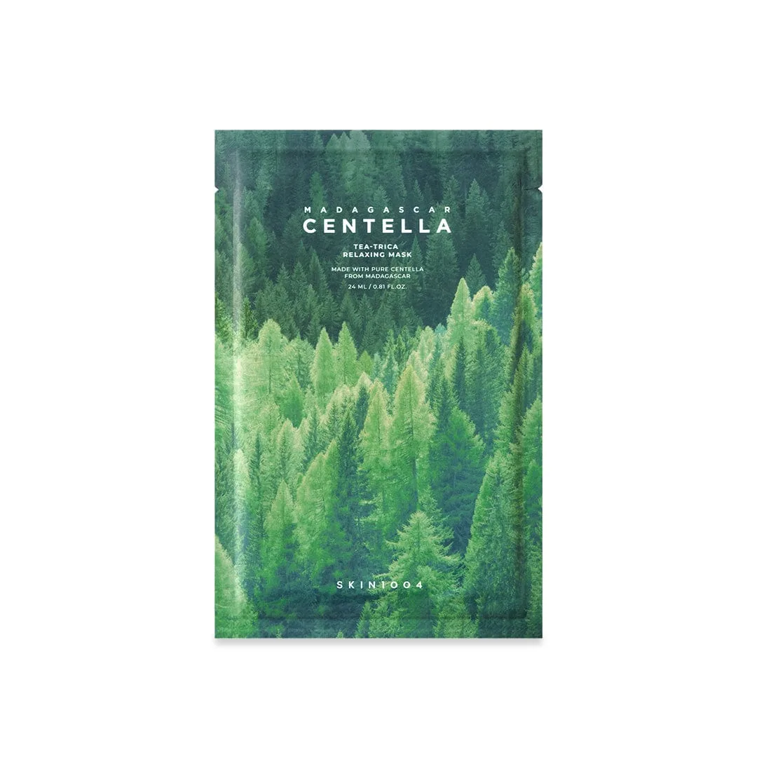 SKIN1004 Tea-Trica Relaxing Mask sheet mask sachet — tea tree and centella acne sheet mask