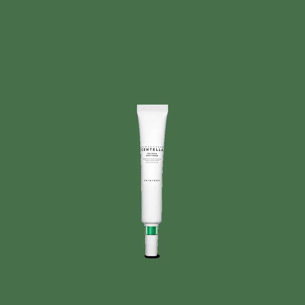 SKIN1004 Tea-Trica Spot Cream 15ml tube — tea tree, salicylic acid, and sulfur acne spot treatment