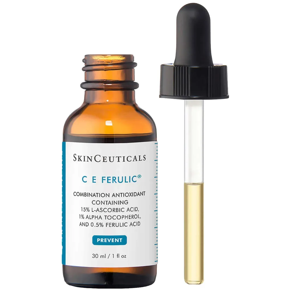 SkinCeuticals C E Ferulic 1 oz amber glass vitamin C serum bottle