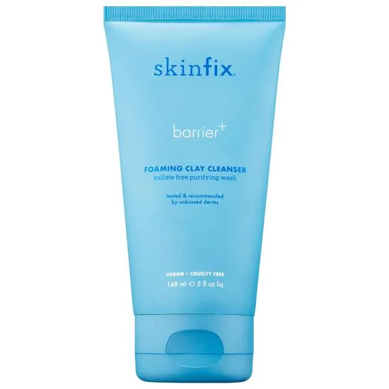 Skinfix Barrier+ Foaming Clay Cleanser in squeeze tube