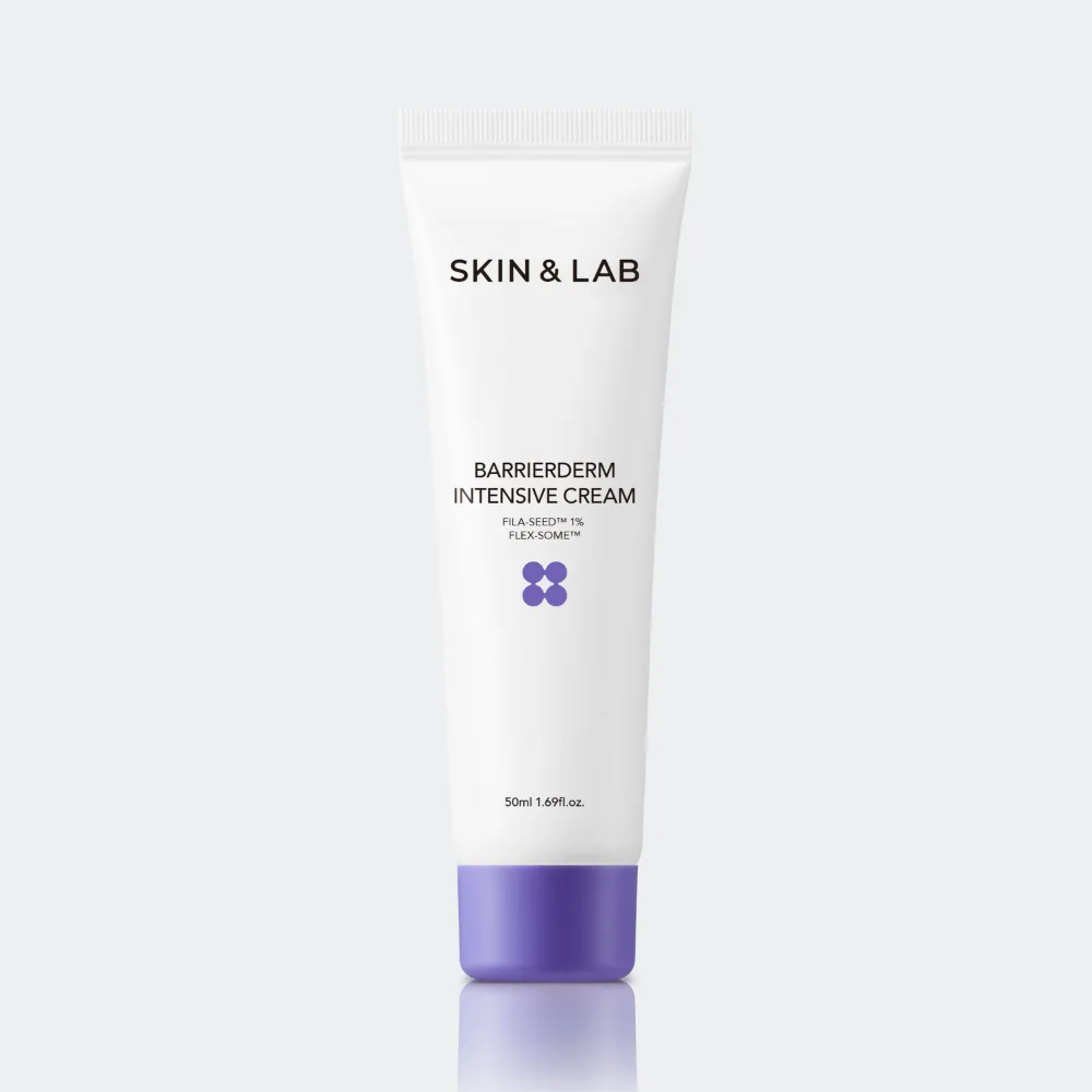 Skin&Lab Barrierderm Intensive Cream 50ml tube with white and blue dermatologist-style packaging