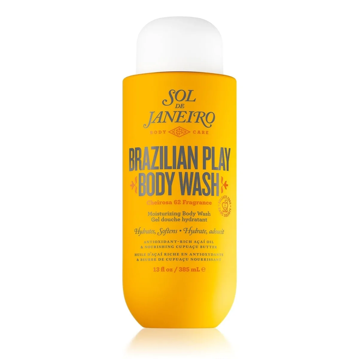 Sol de Janeiro Brazilian 4 Play Moisturizing Shower Cream-Gel pump bottle