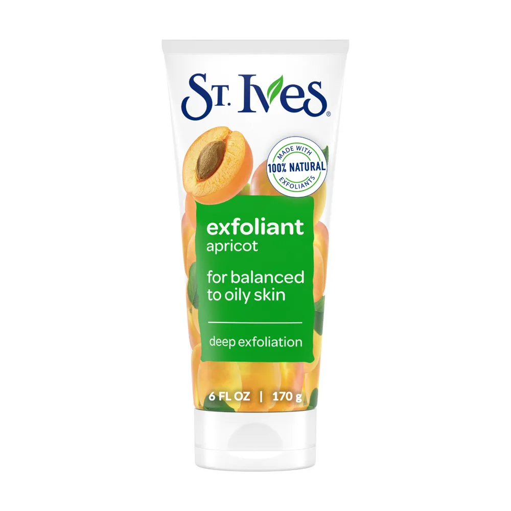 St. Ives Fresh Skin Apricot Scrub 6 oz orange tube