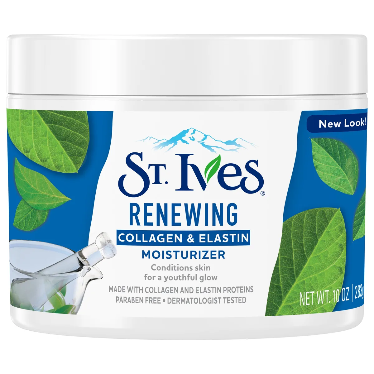 St. Ives Renewing Collagen & Elastin Moisturizer jar, 10 oz