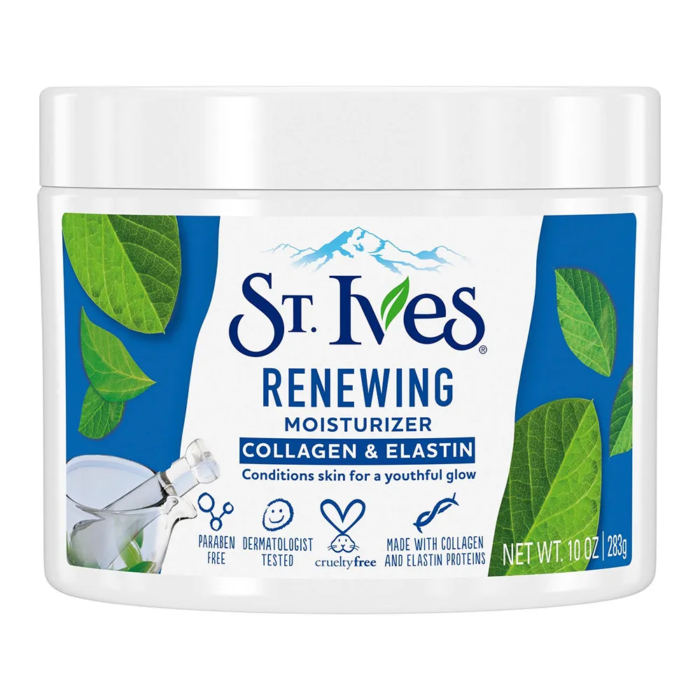 St. Ives Timeless Skin Collagen Elastin Facial Moisturizer 10 oz jar