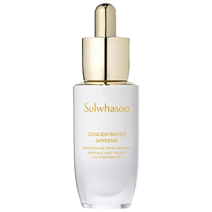 Sulwhasoo Concentrated Ginseng Brightening Spot Ampoule 20ml glass dropper bottle