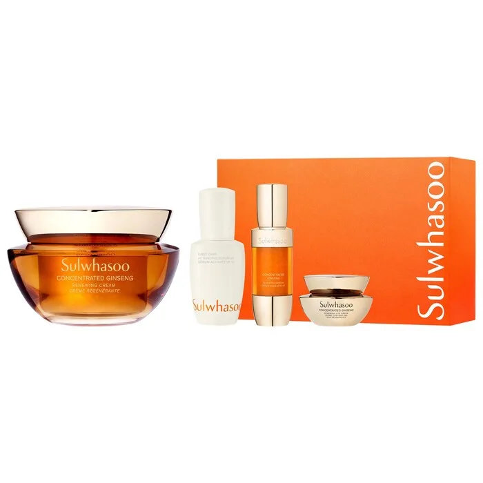 Sulwhasoo Concentrated Ginseng Renewing Cream 60ml luxury jar with rose gold lid