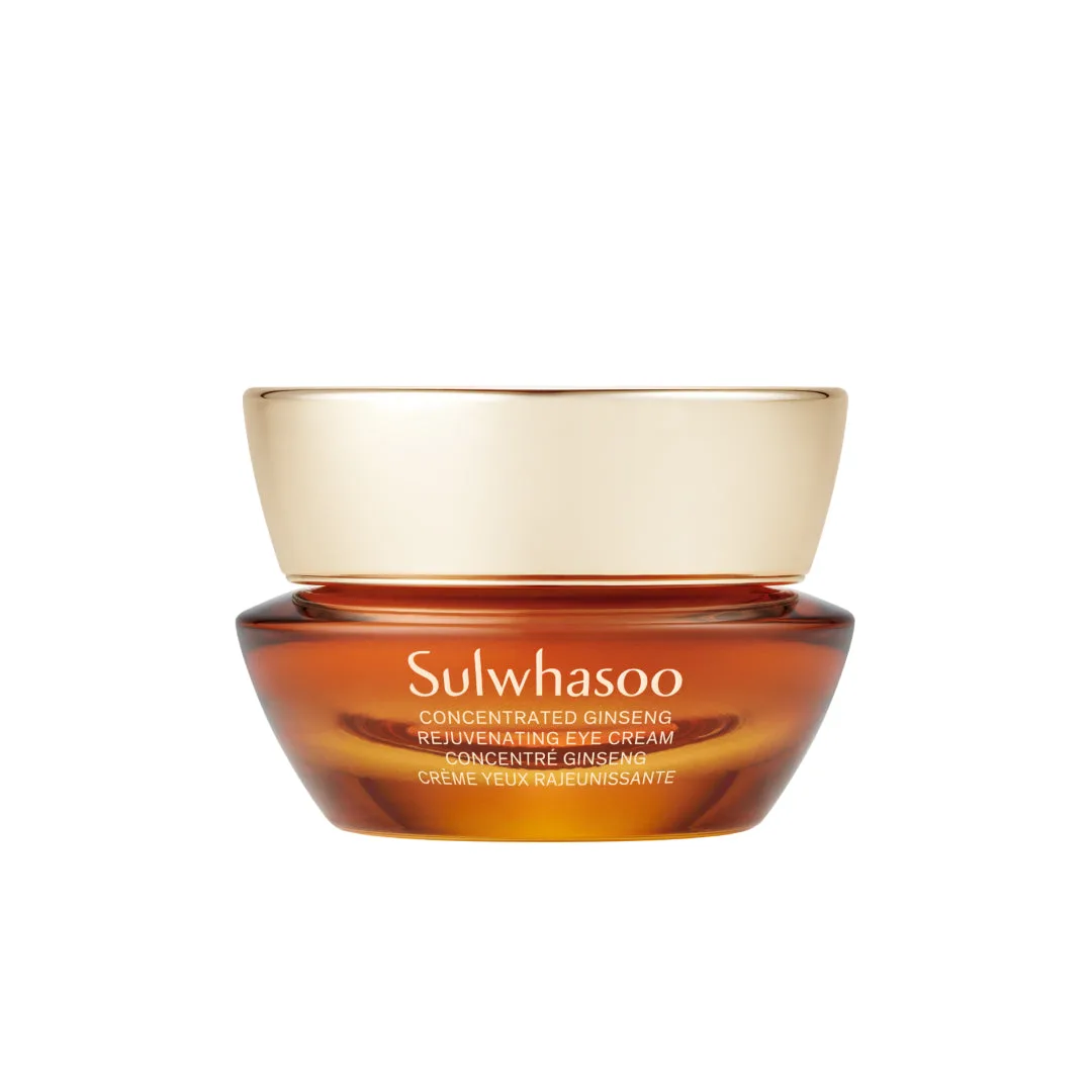 Sulwhasoo Concentrated Ginseng Renewing Eye Cream luxury jar with gold accents