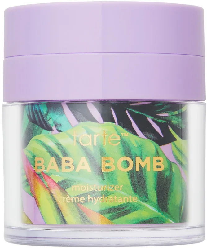 Tarte Baba Bomb Moisturizer 50ml purple jar with whipped cloud-like texture