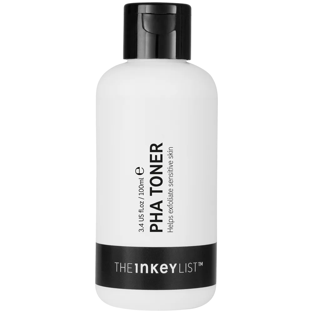 The INKEY List PHA Toner in clear squeeze bottle