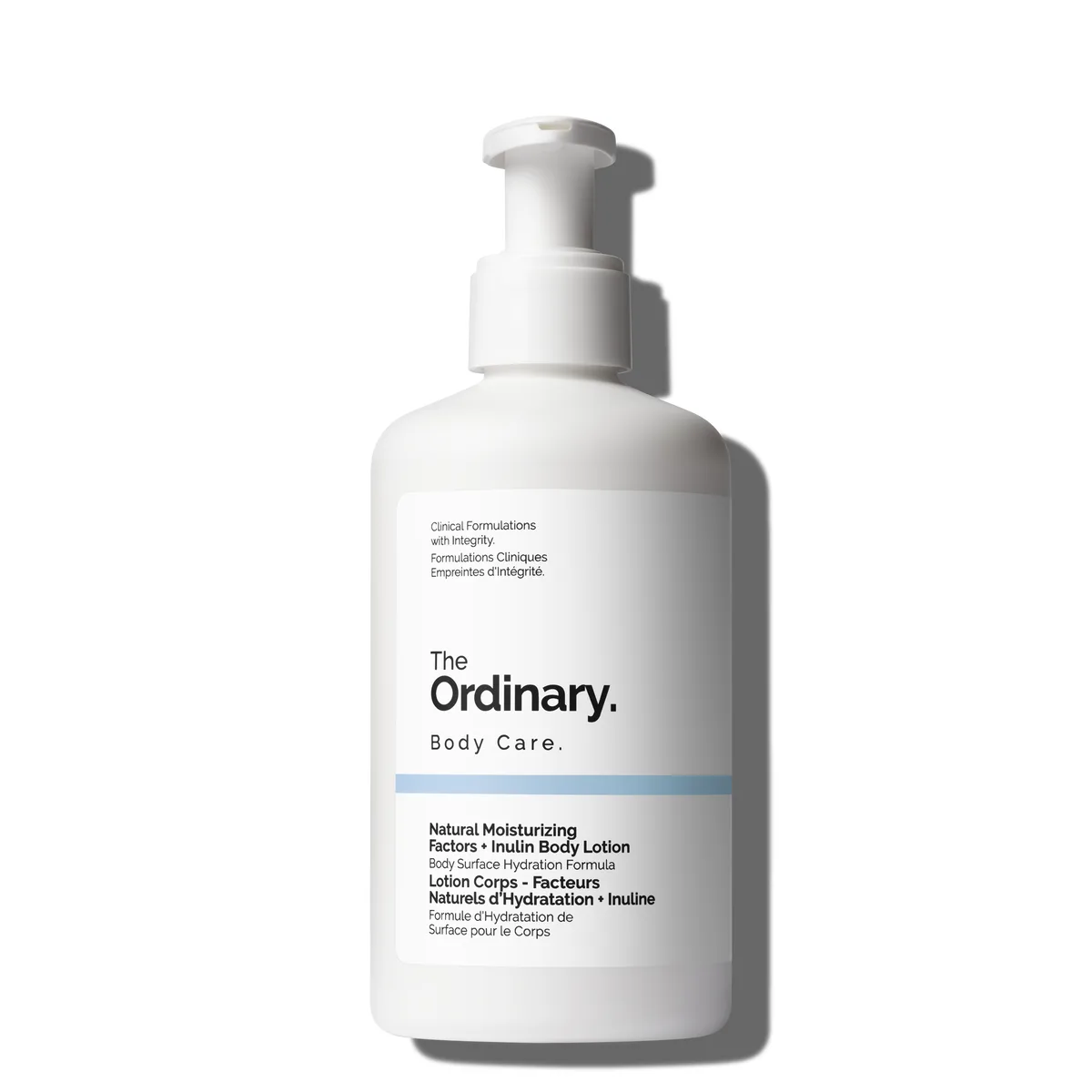 The Ordinary Natural Moisturizing Factors + Inulin Body Lotion 240 mL white pump bottle