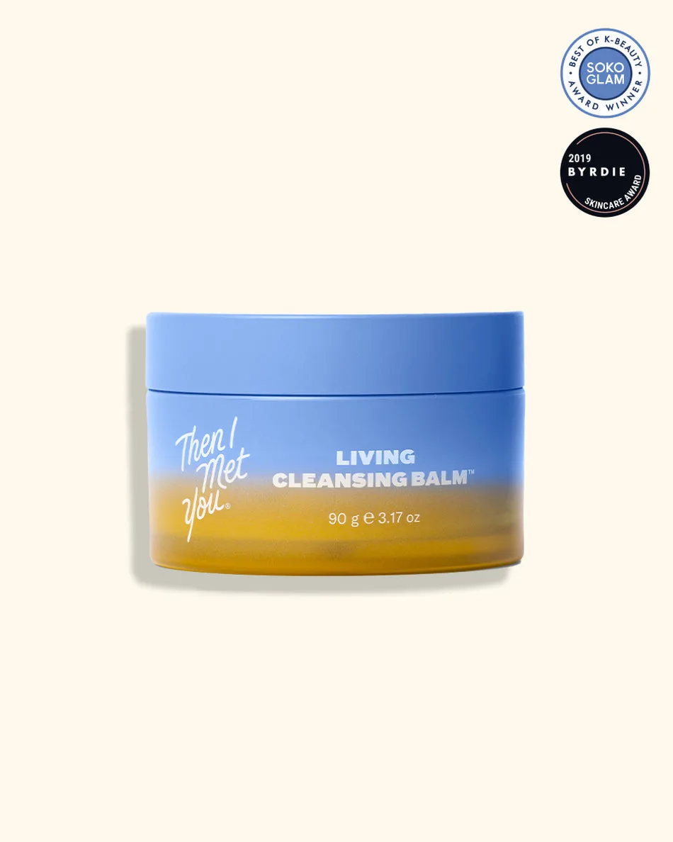 Then I Met You Living Cleansing Balm 95ml glass jar with spatula