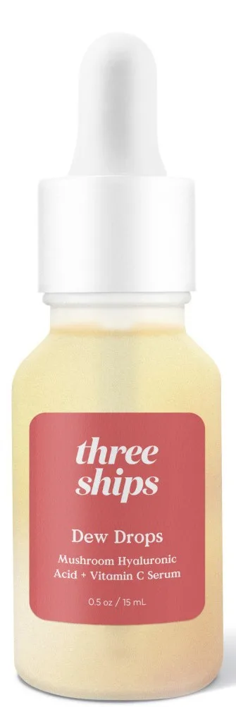Three Ships Dew Drops Mushroom Hyaluronic Acid and Vitamin C Serum 30ml bottle