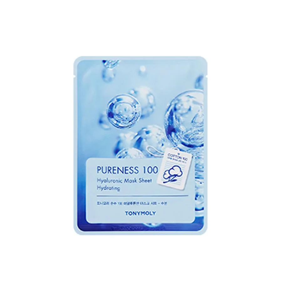 TONYMOLY Pureness 100 Hyaluronic Acid Mask Sheet single foil pouch