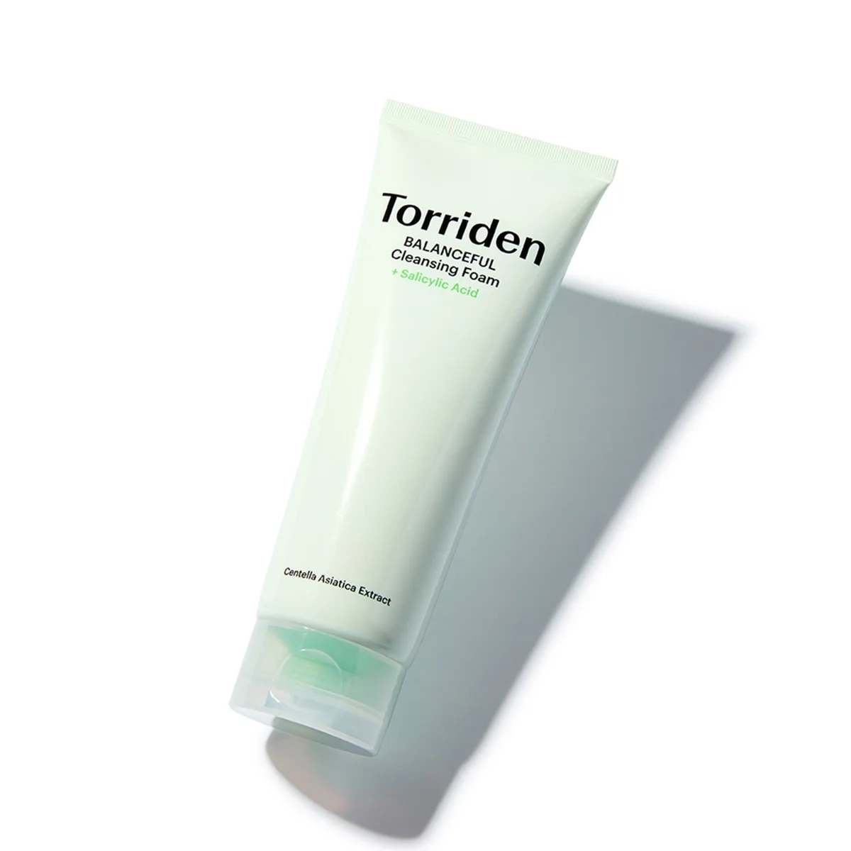 Torriden Balanceful Cleansing Foam 150ml tube — K-beauty pore-refining foam cleanser with BHA, PHA, and 5D cica