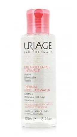 Uriage Thermal Micellar Water in a 250ml white plastic bottle